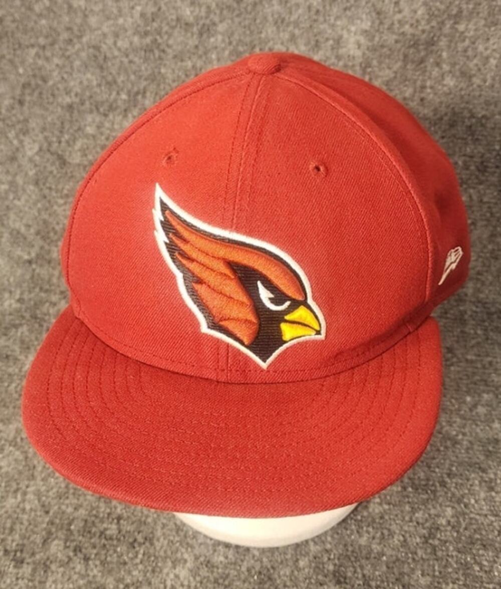 New Era 59FIFTY Arizona Cardinals Fitted Hat Size 8 Red Cap NFL Football